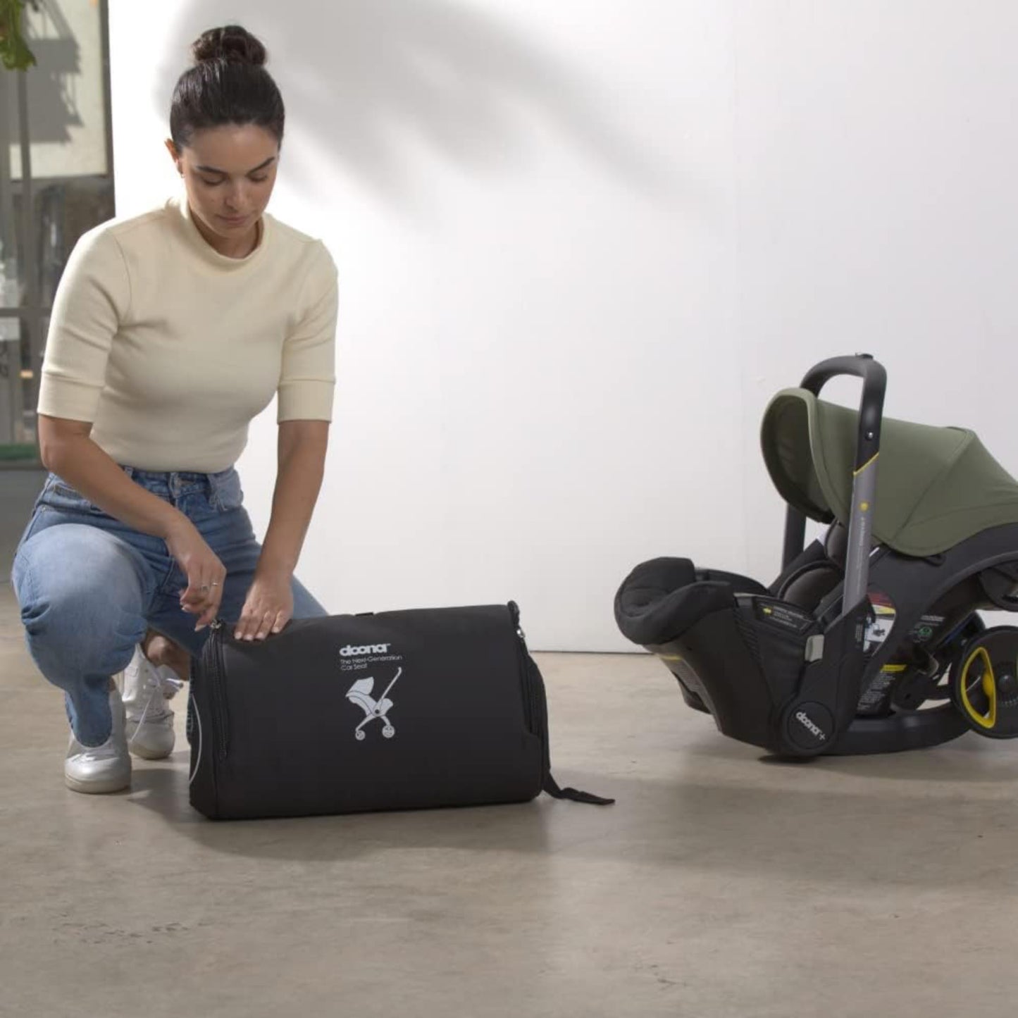 Doona Padded Travel Bag for Car Seat & Stroller – Black
