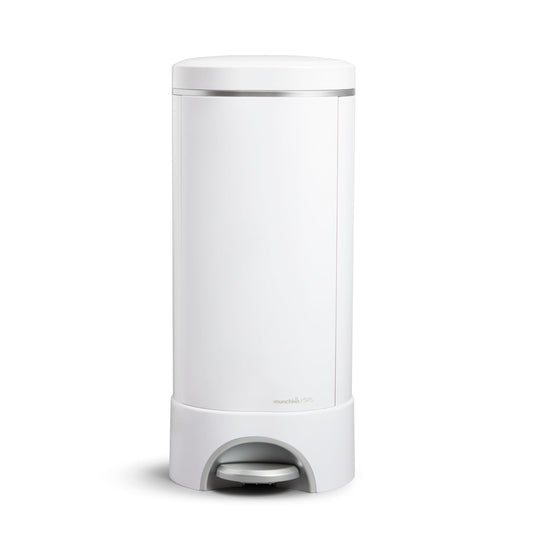 Munchkin UV Diaper Pail – Superior Odor Control | White