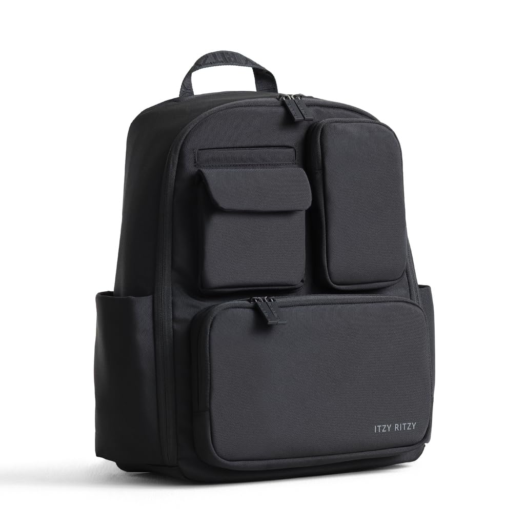 Itzy Ritzy Utility Diaper Bag Backpack 17 Pockets + Changing Pad