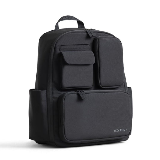 Itzy Ritzy Utility Diaper Bag Backpack 17 Pockets + Changing Pad