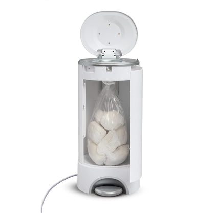 Munchkin UV Diaper Pail – Superior Odor Control | White