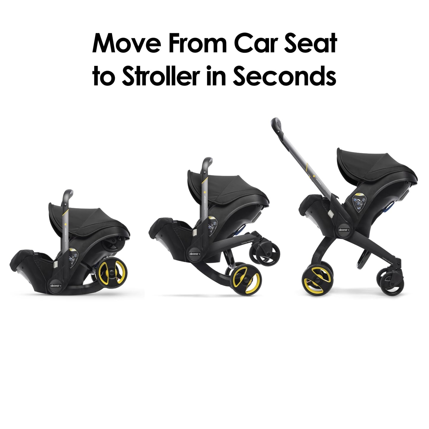 Doona Car Seat & Stroller All-in-One Travel System – Nitro Black