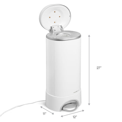 Munchkin UV Diaper Pail – Superior Odor Control | White
