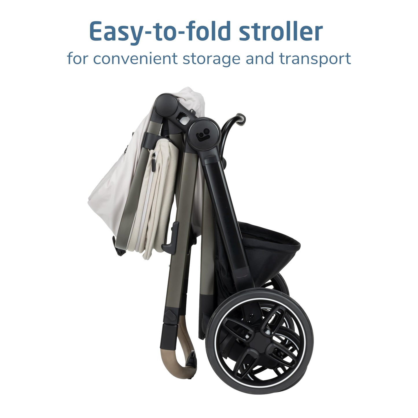 Maxi-Cosi Zelia Pro 5-in-1 Travel System & Stroller | Classic Oat