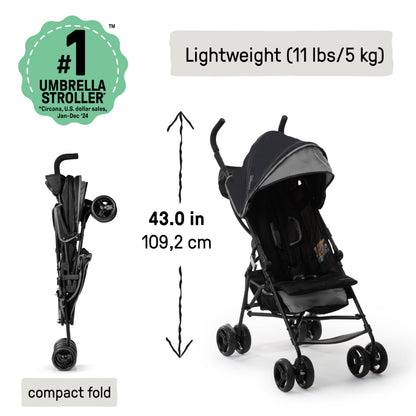 Ingenuity 3D Mini Lightweight Compact Umbrella Stroller, Gray