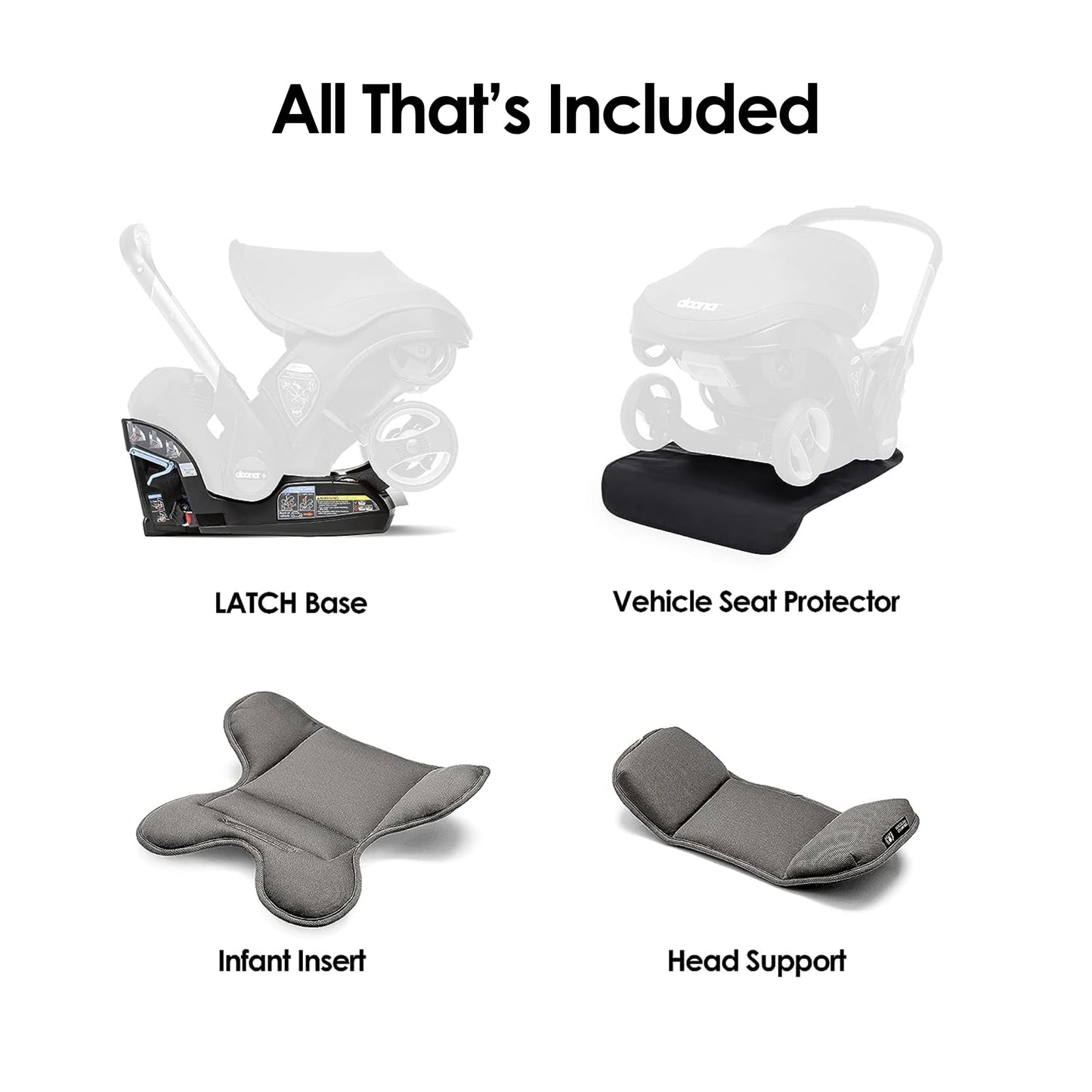 Doona Car Seat & Stroller All-in-One Travel System – Nitro Black