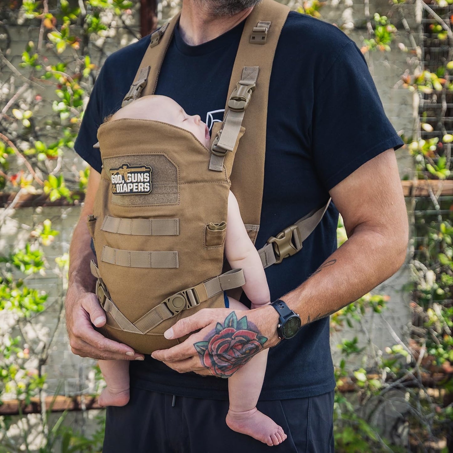 Tactical Baby Gear Tactical Baby Carrier for Dads | Black