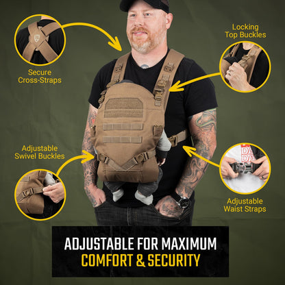 Tactical Baby Gear Tactical Baby Carrier for Dads | Black