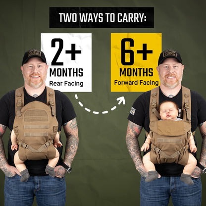 Tactical Baby Gear Tactical Baby Carrier for Dads | Black