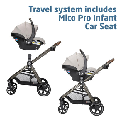 Maxi-Cosi Zelia 2 Luxe 5-in-1 Travel System | New Hope Tan