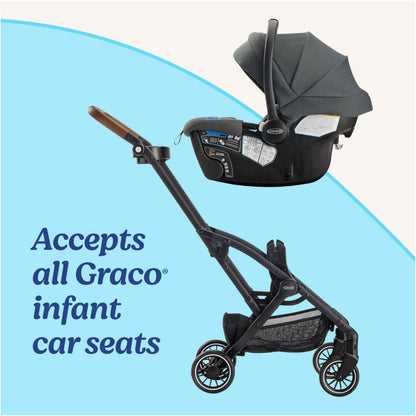 Graco GoMax Lightweight Stroller Frame Accepts All Graco Car Seats