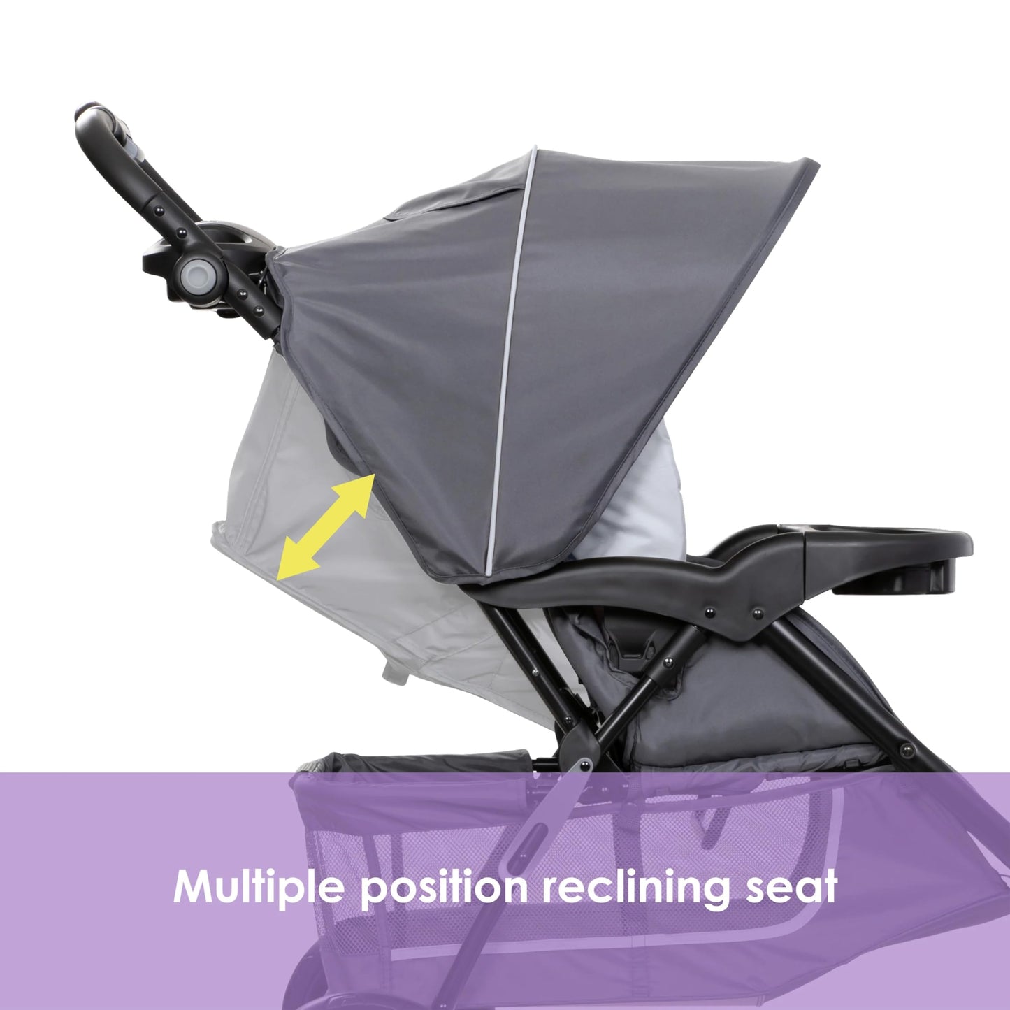 Baby Trend EZ Ride Travel System with Infant Car Seat – Dash Grey