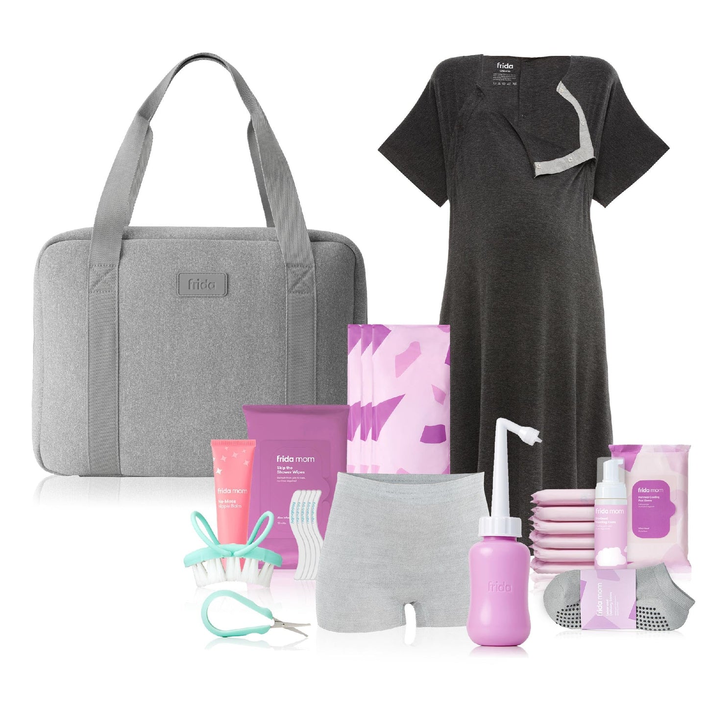 Frida Mom 30pc Hospital & Diaper Bag Essentials Kit Gift Set