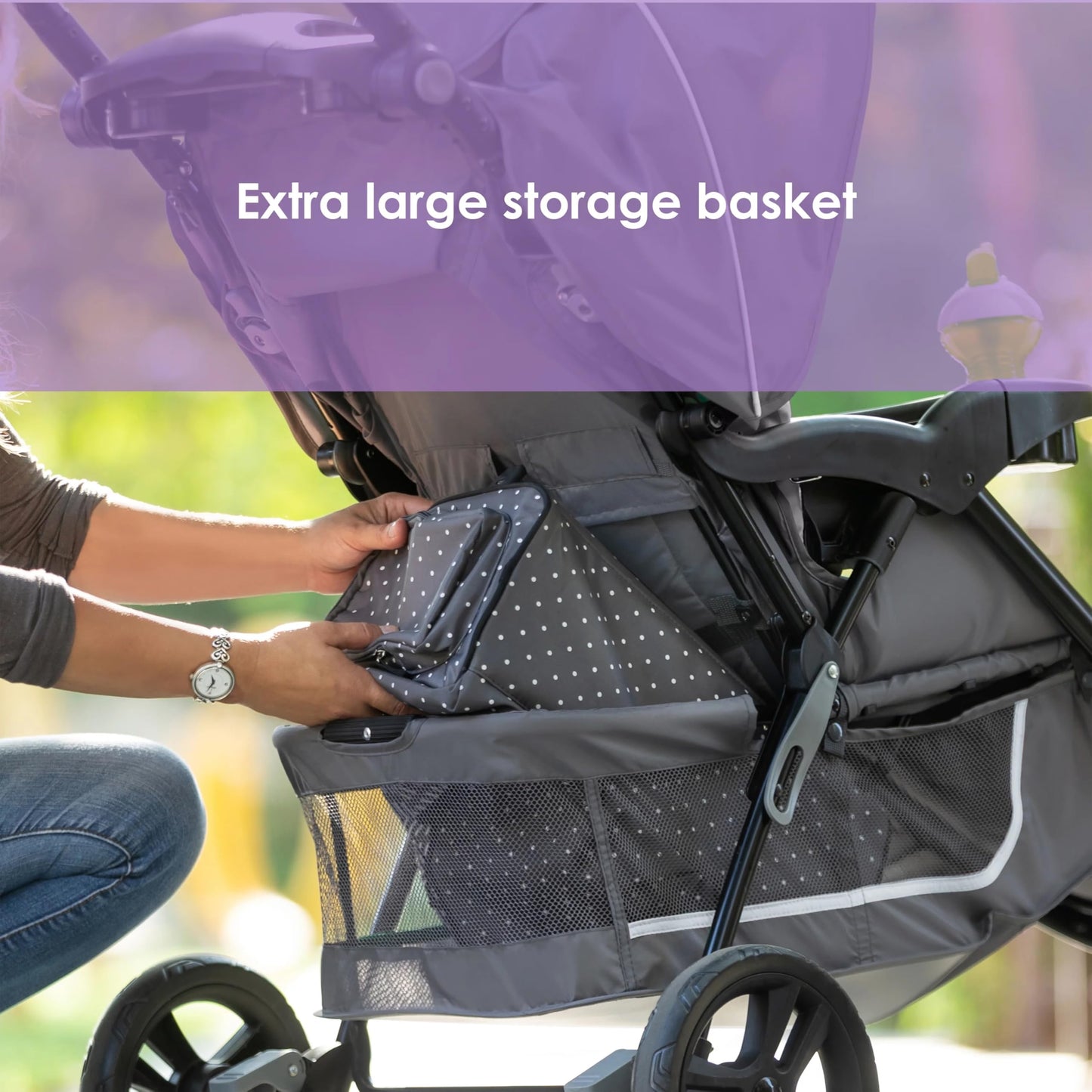 Baby Trend EZ Ride Travel System with Infant Car Seat – Dash Grey