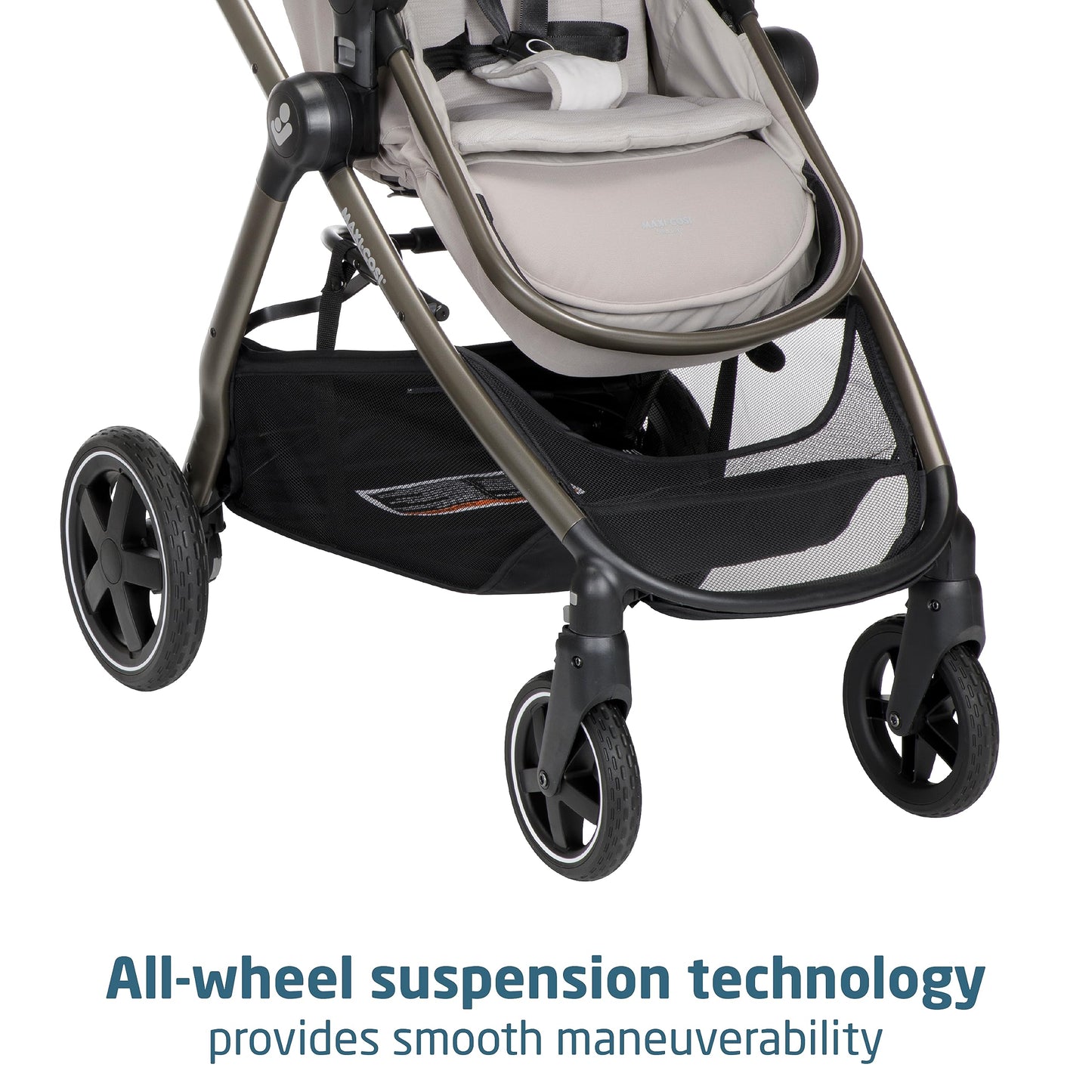 Maxi-Cosi Zelia 2 Luxe 5-in-1 Travel System | New Hope Tan