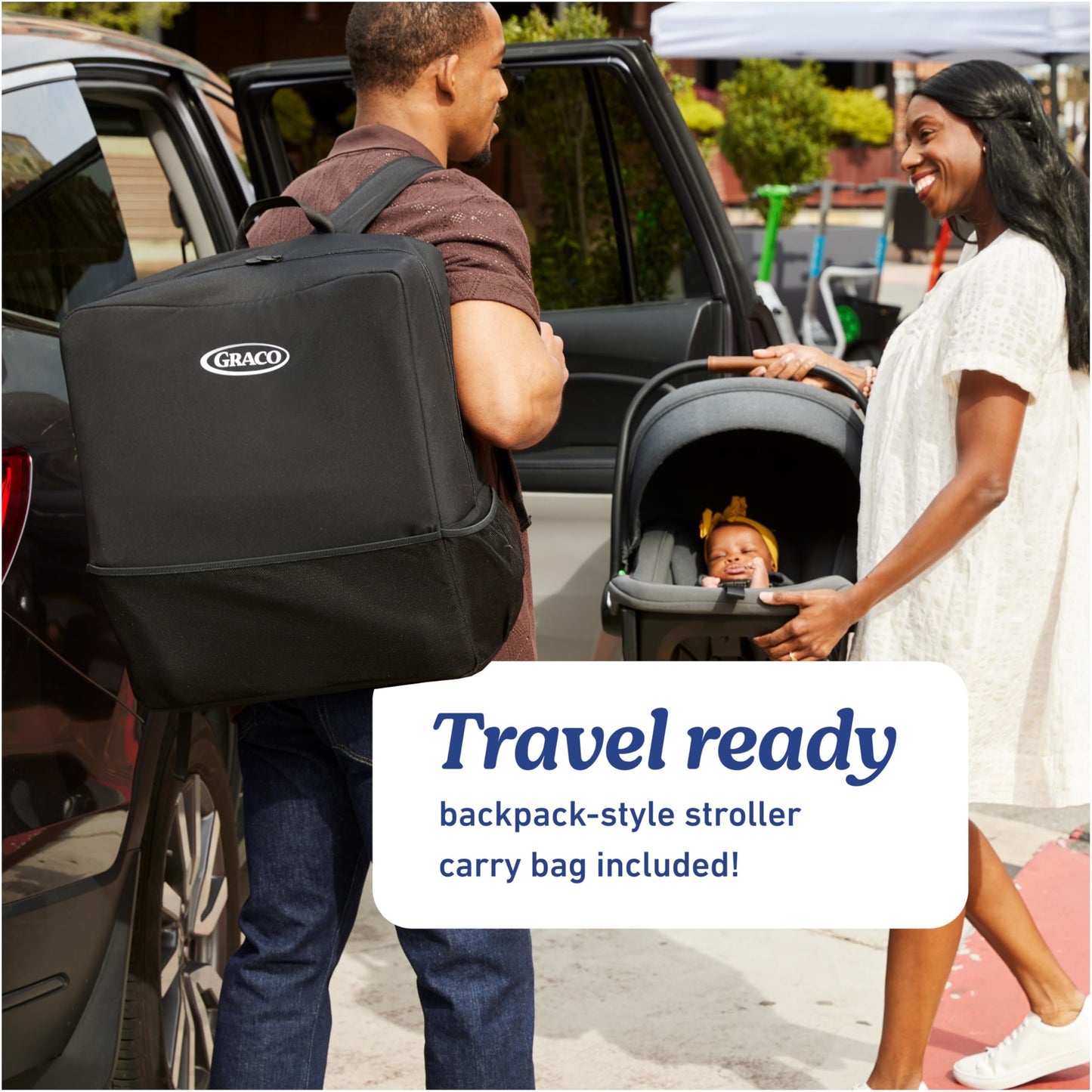 Graco GoMax Lightweight Stroller Frame Accepts All Graco Car Seats