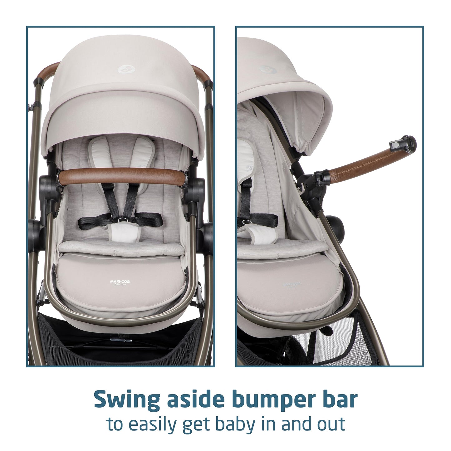 Maxi-Cosi Zelia 2 Luxe 5-in-1 Travel System | New Hope Tan