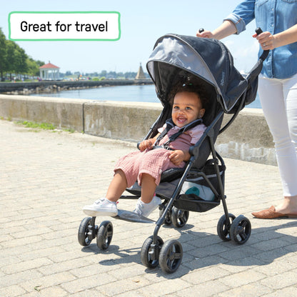 Ingenuity 3D Mini Lightweight Compact Umbrella Stroller, Gray