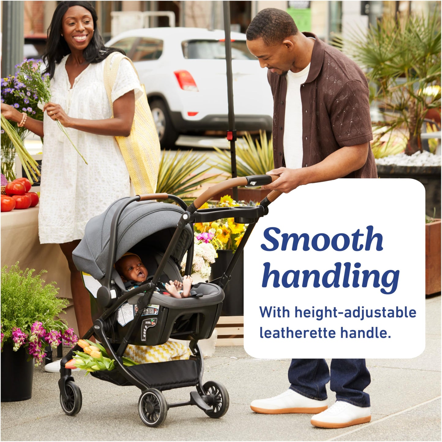 Graco GoMax Lightweight Stroller Frame Accepts All Graco Car Seats