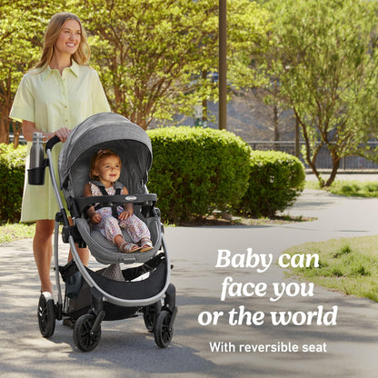 Graco Modes Pramette Travel System Stroller & SnugRide Car Seat